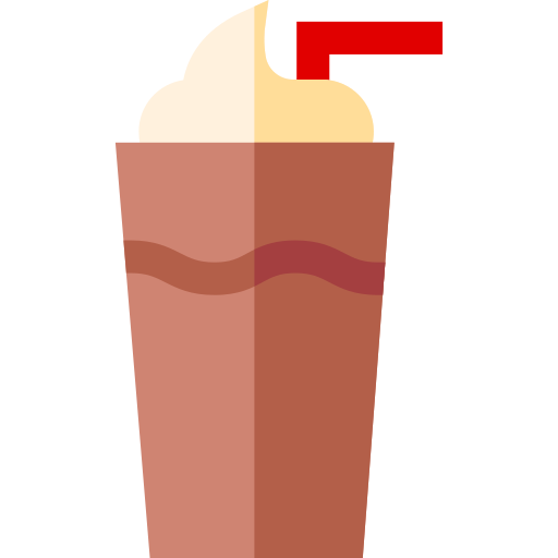 Молочный коктейль Basic Straight Flat иконка