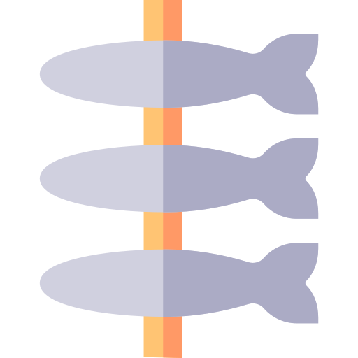 sardines Basic Straight Flat Icône