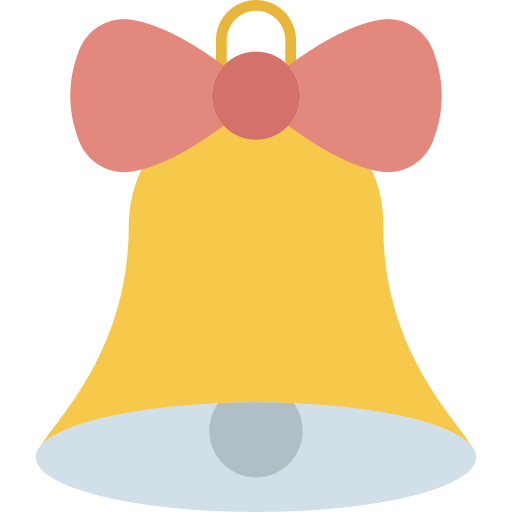 campana de navidad Generic Flat icono