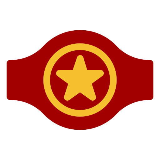 Champion belt Generic Flat icon