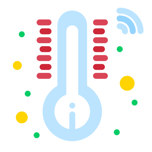 thermomètre Flatart Icons Flat Icône