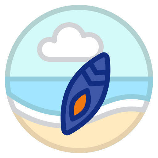 Surf Generic Outline Color icon