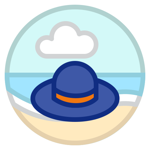 帽子 Generic Outline Color icon