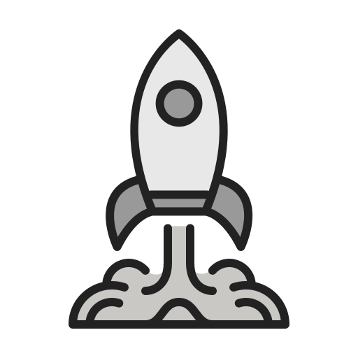 로켓 Generic Outline Color icon