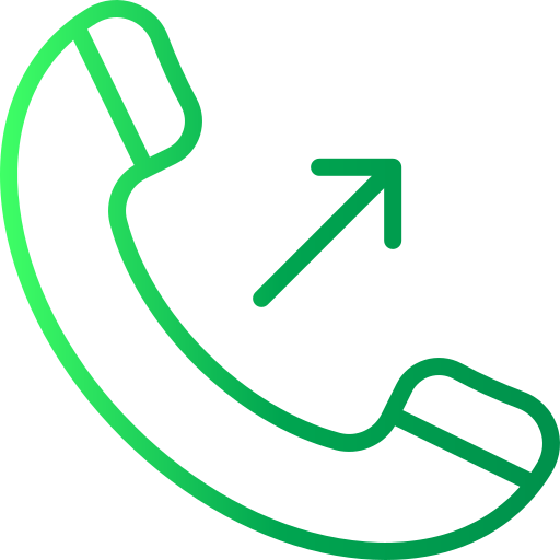 Outgoing call Generic Gradient icon