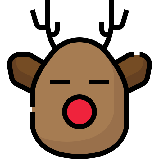 Reindeer Generic Outline Color icon