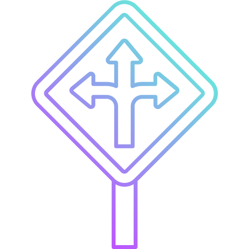 Triple arrows Generic Gradient icon