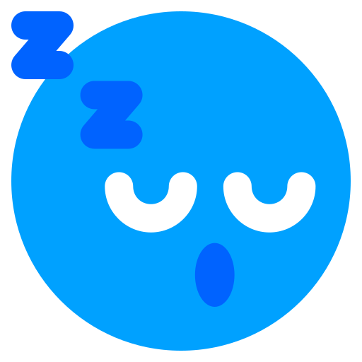 slaap Generic Blue icoon