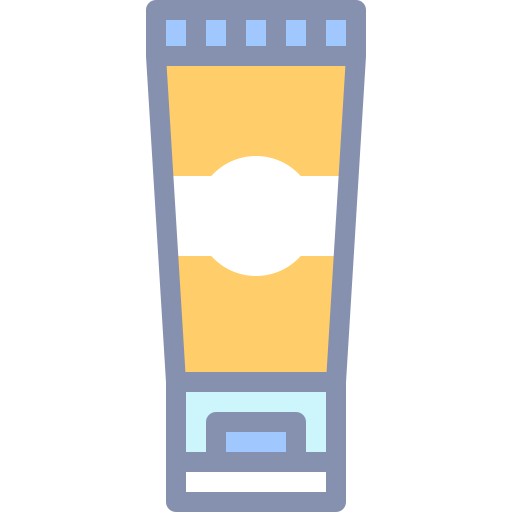 Sunscreen Detailed color Lineal color icon