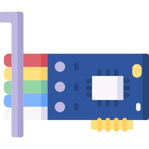 Sound card Special Flat icon