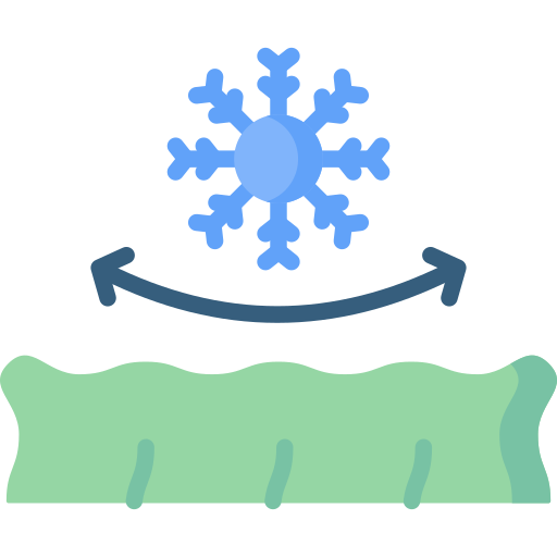 Snowproof fabric Special Flat icon