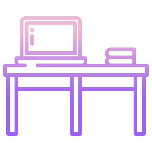 Work space Icongeek26 Outline Gradient icon