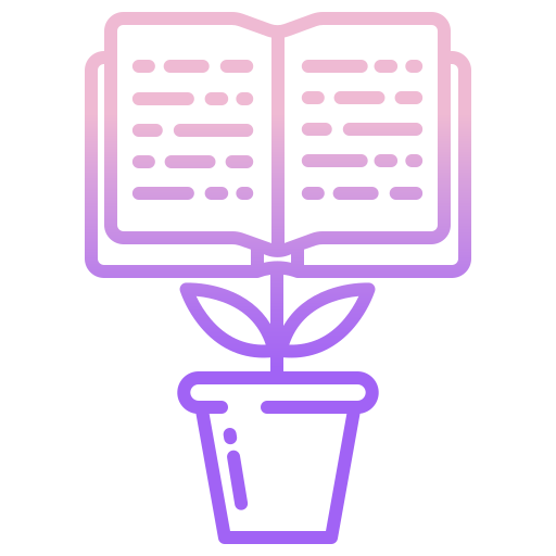 Growing knowledge Icongeek26 Outline Gradient icon