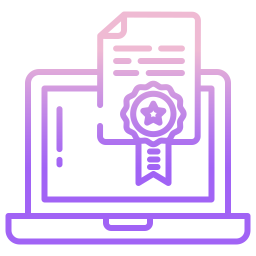 Онлайн-сертификат Icongeek26 Outline Gradient иконка