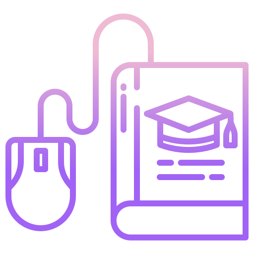 Online learning Icongeek26 Outline Gradient icon