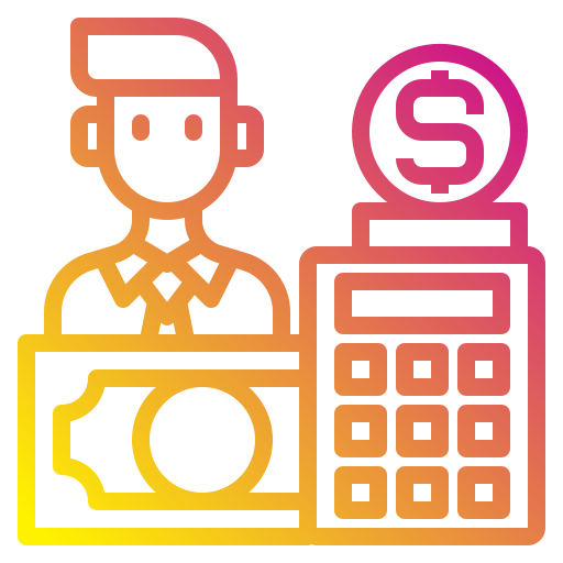 Accounting Payungkead Gradient icon