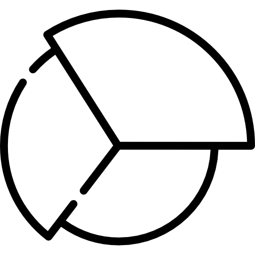 diagramme circulaire Special Lineal Icône