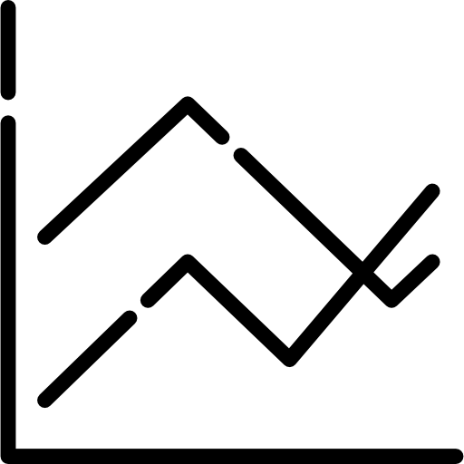 Line chart Special Lineal icon