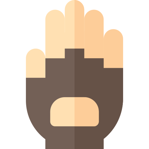 handschuhe Basic Rounded Flat icon