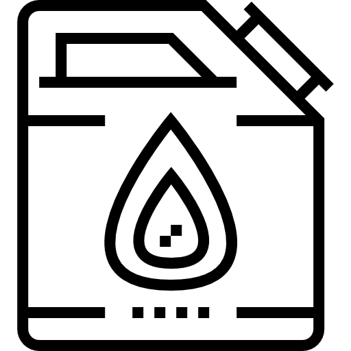 carburante Detailed Straight Lineal icona