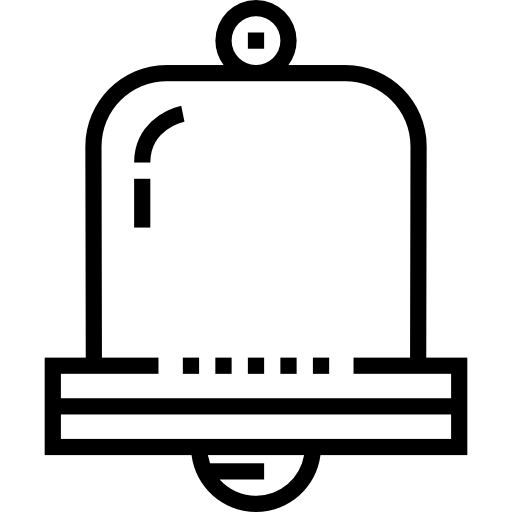 klok Detailed Straight Lineal icoon