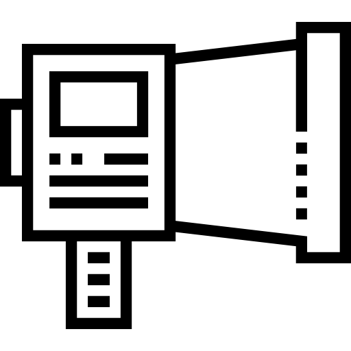 megafon Detailed Straight Lineal ikona