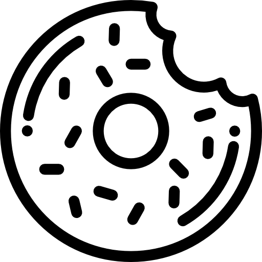 donut Detailed Rounded Lineal Icône