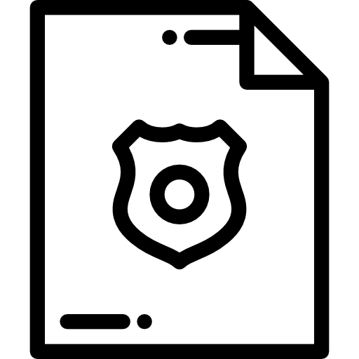 警察ファイル Detailed Rounded Lineal icon