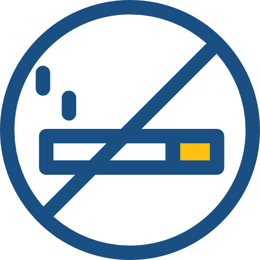 zakaz palenia Prosymbols Duotone ikona