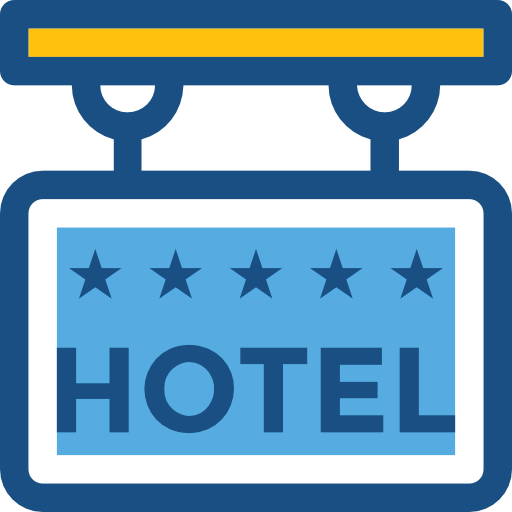 호텔 Prosymbols Duotone icon