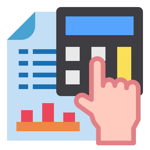 Accounting Payungkead Flat icon