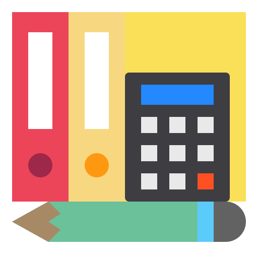 Calculator Payungkead Flat icon