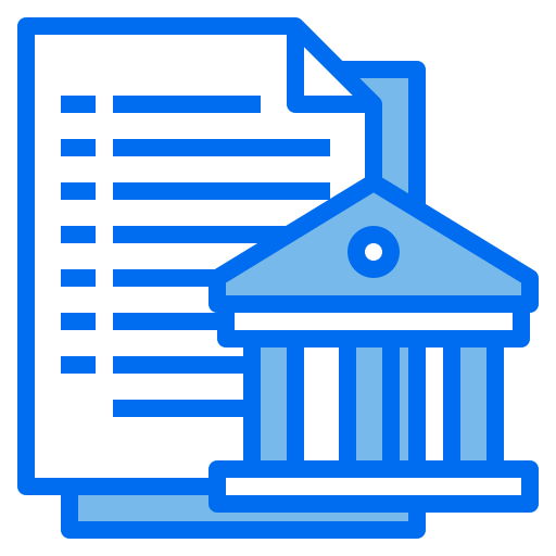 은행업 Payungkead Blue icon