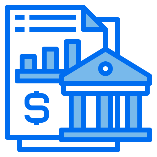 Banking Payungkead Blue icon