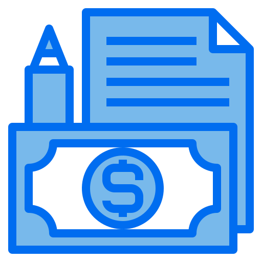 Currency Payungkead Blue icon