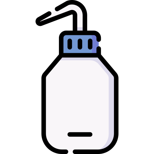 bottiglia di lavaggio Special Lineal color icona