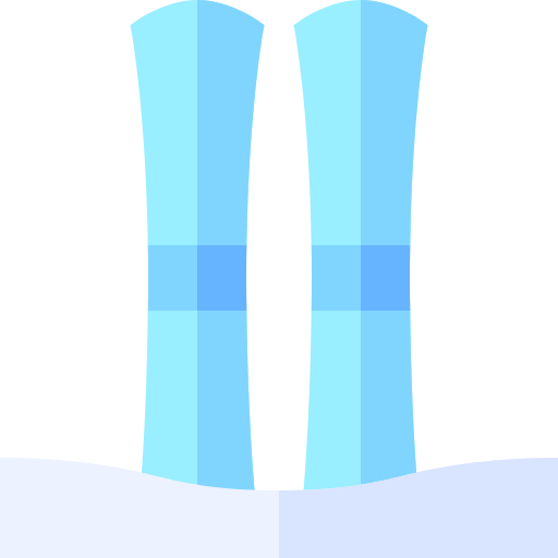 ski Basic Straight Flat icoon