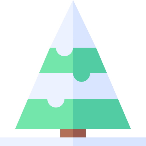 Pine tree Basic Straight Flat icon
