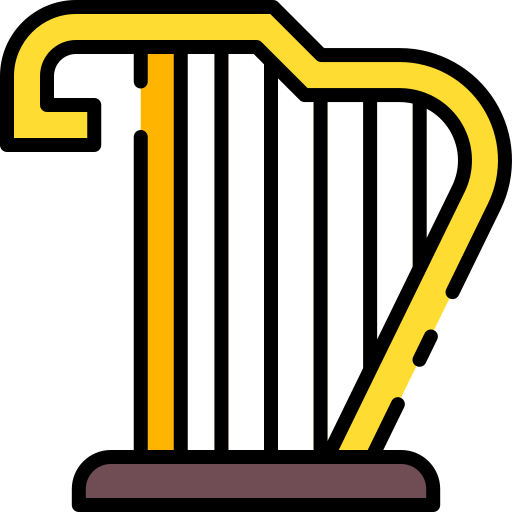 Harp Good Ware Lineal Color icon