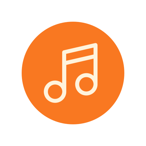 aplicación de música Good Ware Flat icono