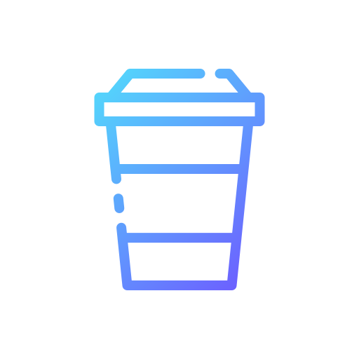 Paper cup Good Ware Gradient icon