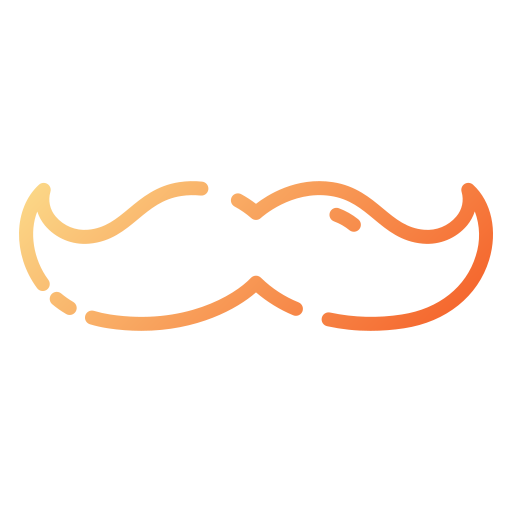 Moustache Good Ware Gradient icon