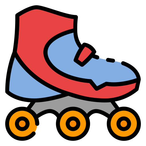 Roller skates Good Ware Lineal Color icon