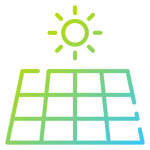 Solar panel Good Ware Gradient icon