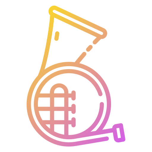 French horn Good Ware Gradient icon
