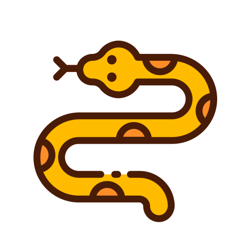 serpiente Good Ware Lineal Color icono