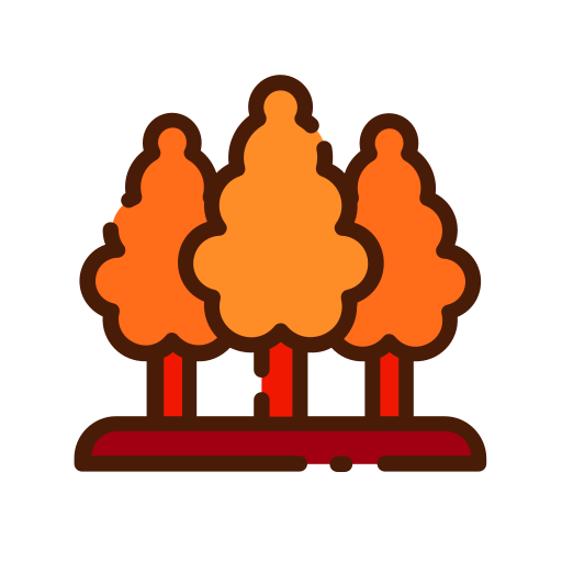 Trees Good Ware Lineal Color icon
