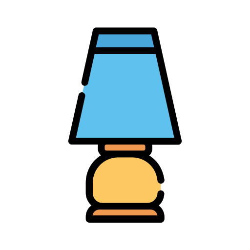 lámpara de mesa Good Ware Lineal Color icono
