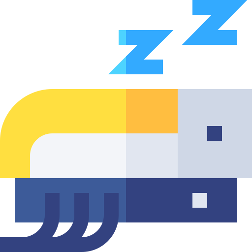 Hibernation Basic Straight Flat icon