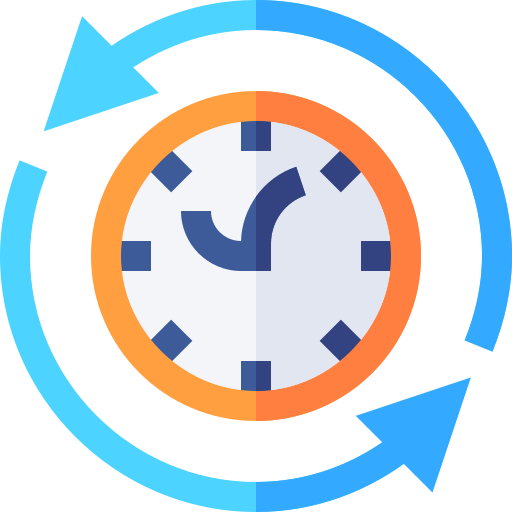 Time travelling Basic Straight Flat icon